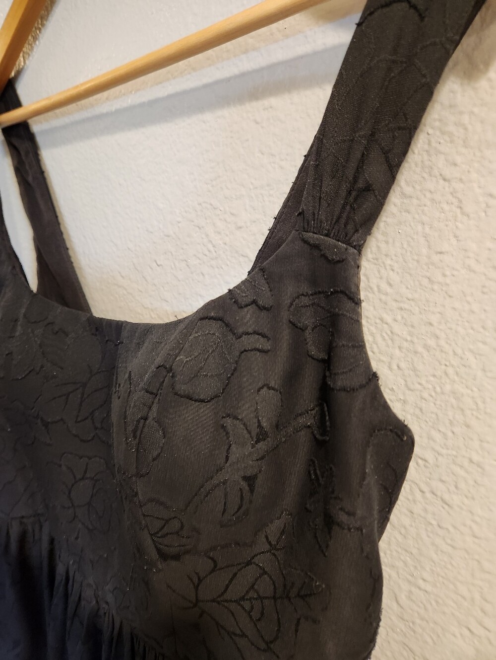 A-line Floral Midi Dress Square Neck Wedding Guest Summer Date Night Pockets - Picture 7 of 9